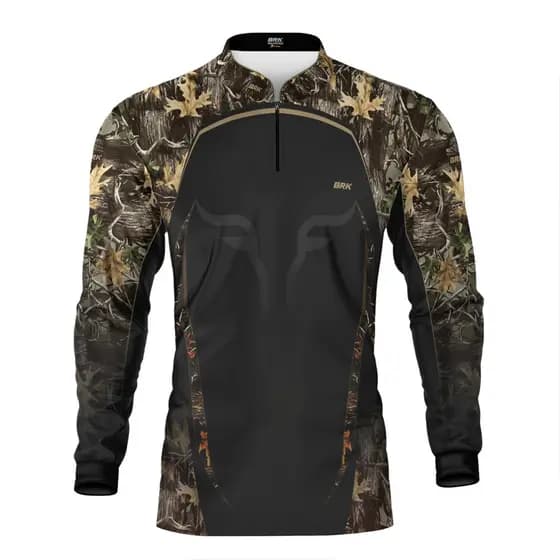Camisas Agro Camufladas  Brk Fazendeiro Caçador com Proteção Solar UV50+ - Estampas Diversas