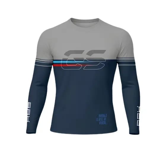 Camisa Camiseta de Moto Brk Segunda Pele GS Mapa Mundi Motociclismo Proteção UV