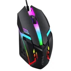 Mouse Gamer Para Jogo 2.400 DPI Óptico com LED RGB USB