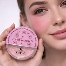 Pó Solto Facial Rosa Mosqueta Soham - Finalizador e Tendência