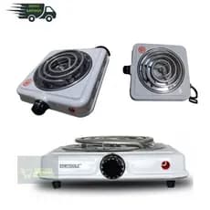 Fogão Fogareiro Elétrico 1000W 1 Boca Portátil Camping 127V 5 Temperatura