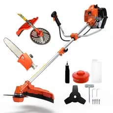 Roçadeira Aparador de Grama Cortador Multifuncional 4 Em 1 75cc 3,5hp Com Motopoda Profissional