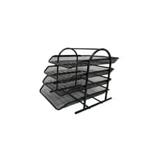 Organizador De Mesa Para Escritório Com 4 Bandejas Organizador de papel Escritório com 3 bandejas