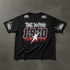 Camiseta Time do Povo 1910 Camisa Jersey Futebol Fiel Streetwear Algodão