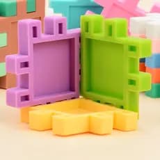 16pcs/set Montessori Silicone 3D Puzzle , Quebra-Cabeça Educacional De Matemática Aritmética Artesanal De Aprendizagem De Subtração De Segurança Para Crianças Digital