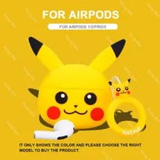 Case de silicone compatível com Airpods 1 e 2 e alguns modelos