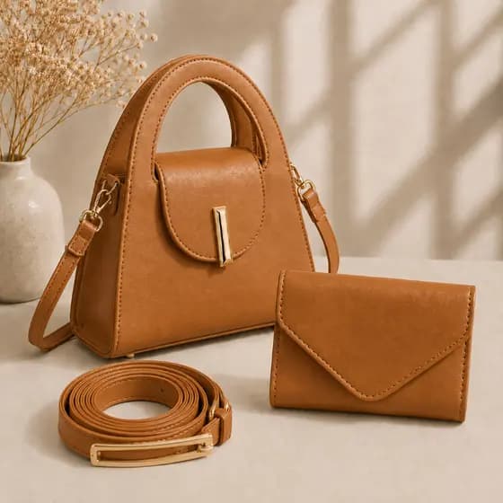 Kit Essencial Bolsa Blogueira + Carteira e Cinto Feminino Envio em 24h