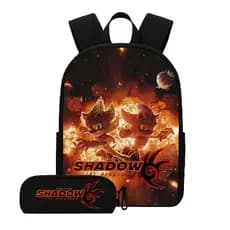Mochila Escolar Infantil Shadow The Hedgehog Estampa Personagem Famoso