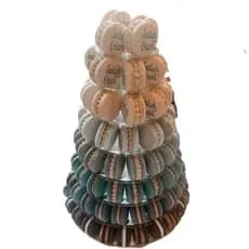 Torre para Macarons 8 Pisos Suporte Elegante para Doces Finos Docinhos Refinados Gourmet
