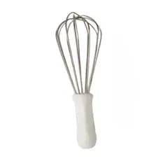 1 Batedor Fouet Inox 30 cm Fue Profissional Culinária Confeitaria para Claras Massas Batida