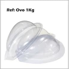 Forma com Silicone 3 partes para Chocolate Ovo de Páscoa 1 kg - Forma para chocolate - Forma ovo de Páscoa