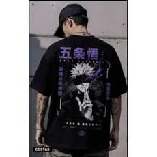 Oversized, Streetwear, Geek, Otaku, Moda Urbana, Camiseta Masculina, Camiseta Feminina,animei,filme, jujitsu