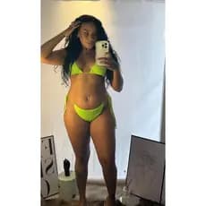 Conjunto Biquini Cortininha Duplo Feminino Adulto  Tricô Tipo Crochê Sem Bojo Moda Primavera / Verão