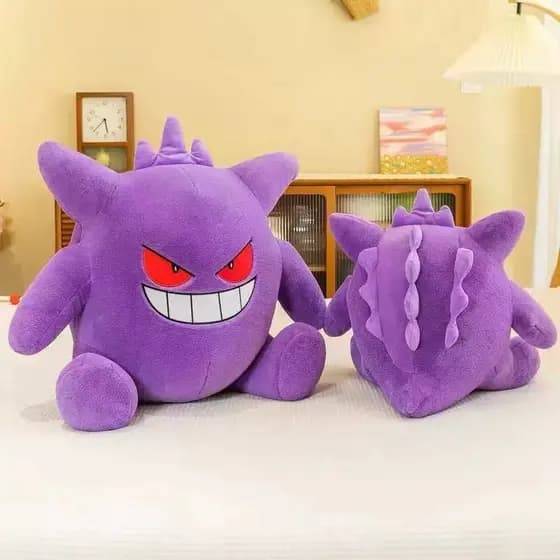 Pelúcia Gengar Pokémon 43cm - Boneco de Pelúcia Fofo e Assustador