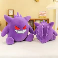 Pelúcia Gengar Pokémon 43cm - Boneco de Pelúcia Fofo e Assustador