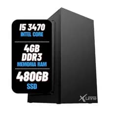 PC CPU XLinne Intel Core i5 3º, 4GB Ddr3 de Memoria ram, SSD 480GB