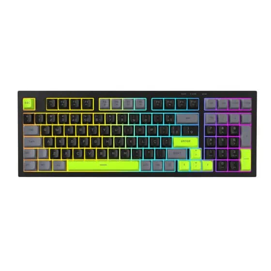 Teclado Gamer Semi Mecânico Gfire KG798V RGB 3 Cores ABNT2 USB