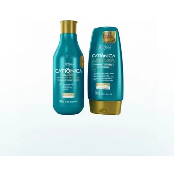 Kit Shampoo e Condicionador Catiônica Forever Liss