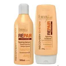 Kit Forever Liss Force Repair 1 Shampoo 300ml + 1 Condicionador 200ml Reparação Hidratação Brilho
