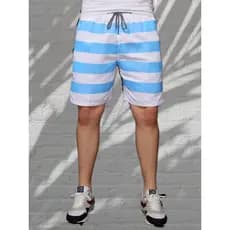 Bermudas Masculinas  Mauricinho Shorts Seca Rápido  Surf Estampada Praia Tactel Masculina Adulto