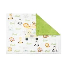mantinha para bebe com nome/ personalizada