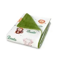 mantinha para nenem personalizada com nome e personagem envio já