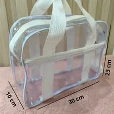 Bolsa Transparente em Cristal 0.20 — Maternidade | Praia | Viagens
