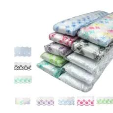 Bordado Inglês com 13.70 metros cada Bordado 5cm de largura Varias Cores