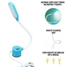 Luminária para maquina de costura Com Imã 3 Intensidade