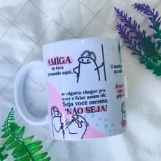 Caneca Amiga Escuta o que Tô te Falando!- Personalizada - Presente amiga