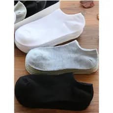Kit 6 pares de Meia cano longo femininas 35 ao 40 Preto
