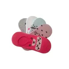 KIT 6 12 Meias Invisíveis Femininas – Conforto, Estilo Fofo e Antiderrapante 35-40