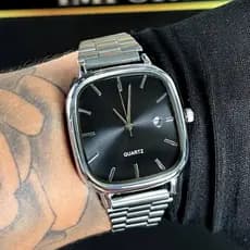 Relógio Masculino e Feminino Vintage Edição Limitada Em Aço Inoxidavel Resistente a Aguá Para Homens Social com Caixinha