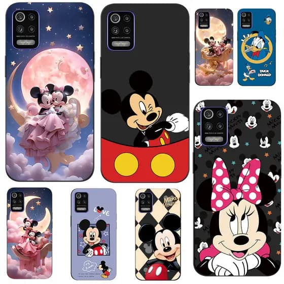 Capinha Personalizada Lg K52 2020 / K62 Capinha Kawaii Capinha Mickey Minnie Coquette @10026
