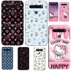 Capinha Rosa Lg K41S K51S Hello Capinha iPhone Fofa Vaquinha Capa Hello Kitty Capinha Kawaii @10012