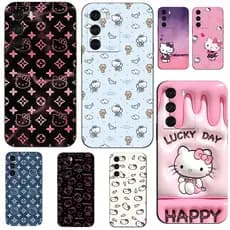 Capinha Rosa Motorola Moto G200 5G Hello Capinha iPhone Fofa Vaquinha Capa Hello Kitty Capinha Kawaii @10012