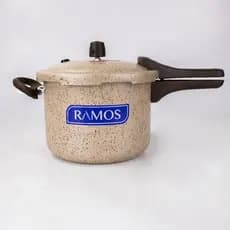 Panela de Pressão 4,5L Alumínio Ramos Smart Press Antiaderente Fechamento Externo Segura