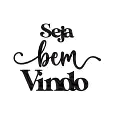 Seja bem vindo - Palavra decorativas para parede, deixe seu cantinho mais delicado e harmonizado