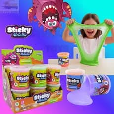 Slime Geleca Sticky  Metallic 1/3/6 uni 130g