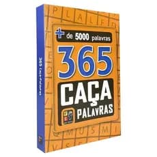 365 Caça Palavras + de 5000 palavras Editora Pé da Letra Laranja