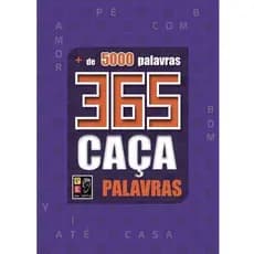 Caça Palavras 365 + de 5000 Palavras Roxo Pé da Letra