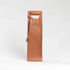 Kit Bolsa De Vinho 1 garrafa Couro Sintético 50un Kit Wine Bag