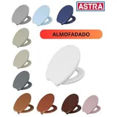 Assento Astra Almofadado Universal Oval Diversas Cores