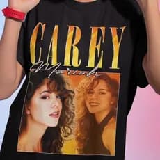 Camiseta Camisa Algodão Mariah Carey 90s Vintage Lyrical