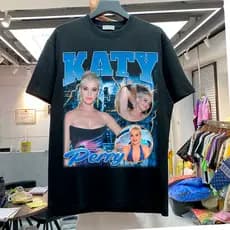 Camiseta Camisa Unissex Katy Perry 90's Vintage Cantora T-shirt