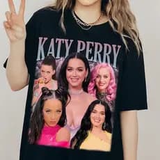 Camiseta Camisa Unissex Cantora Katy Perry Envio Imediato 100% Algodão
