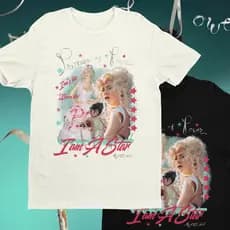 Camiseta Premium Algodão Puro CAMISETA MARINA PRINCESS OF POWER I AM A STAR 100% ALGODÃO
