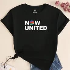 Camiseta Now United Banda Camisa Blusa T-Shirt Moda Feminina
