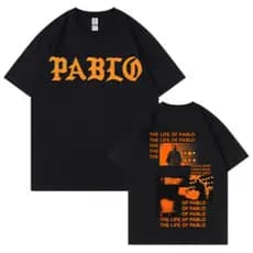 Camiseta Rapper kanye West Lançamento Unissex 100% Algodão