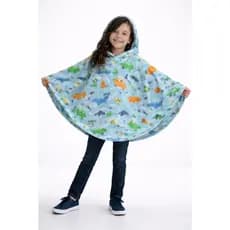 Poncho Infantil Menina 2 ao 10 Casaco de Inverno Confortável Promoção Lançamento